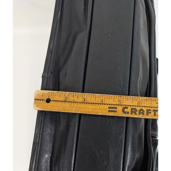 TUMI Alpha Expandable Large Leather Briefcase  Laptop Messenger Shoulder Bag - Picture 14 of 16